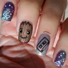 Superhero Nails, Fun Nail Art, Disney Designs