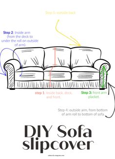 how to draw a sofa with step by step instructions