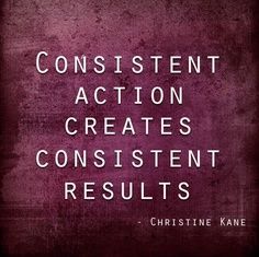 a quote from christian kane on the subject of his book, conscient action creates constant results