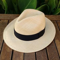 Handmade Panama Hat ~ in Natural Colour with Black Band ~ Genuine Panama hat handwoven with Toquilla palm ~ ~ Handwoven in Ecuador ~ ~ Possible to roll for easy travel ~ ~ Inside comfort band ~ Other colour hats and bundles available from our store > https://www.etsy.com/shop/personalisedpanamas Woven Panama Hat With Curved Brim, Woven Toquilla Straw Fedora With Short Brim, Natural Woven Fedora With Short Brim, Woven Fedora Hat In Toquilla Straw, Woven Fedora In Toquilla Straw, Handwoven Flat Brim Fedora In Toquilla Straw, Handwoven Fedora With Flat Brim In Toquilla Straw, Woven Toquilla Straw Fedora Hat, Woven Toquilla Straw Fedora