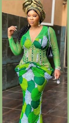 Matured Ankara Styles For Women, Matured Ankara Gown Styles, Lace Asoebi Styles, African Gowns, Kente Fashion, Ankara Outfits, African Elegance, Nigerian Lace Styles Dress