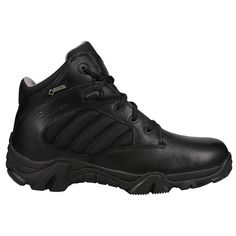 PRICES MAY VARY. Breathable waterproof GORE-TEX membrane with moisture wicking lining Slip resistant rubber outsole Waterproof full grain leather and performance nylon upper with protective panels Removable cushioned insert Lightweight cushioned EVA midsole Men's Uniforms, Military Tactical, Kids Luggage, Safety Shoes, Waterproof Boots, Gore Tex, Chukka Boots, Full Grain Leather, All Black Sneakers