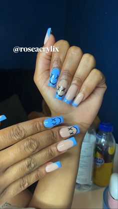 Ombre Acrylic Nails, Dope Nail Designs, Simple Acrylic Nails, French Acrylic Nails