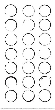 an image of circles drawn in black ink