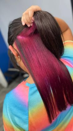 Peekaboo Hair Color, Peekaboo Hair Colors, Peekaboo Hair, Disney Drawings, Ariel, Hair Inspo, Hair Ideas, Hair Wrap, Hair Care