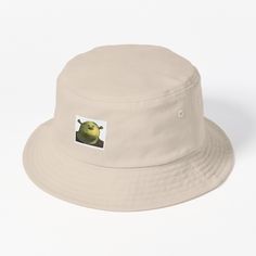 This packable, scrunchable, lightweight headwear classic is ready for adventure, from the beach to the street to the trailBreathable 100% cotton with eyelet ventilationFlat topModerate brim is 2.2"" (5.5 cm) wide to keep the sun off your faceUnstructured crown is 3.1"" (8 cm) deepEasy care: just spot clean and dry in shade. Shrek with mike wazowskis f Summer Cotton Hat For Outdoor Activities, Fun Cotton Bucket Hat For Outdoor, Fun Cotton Hats For Outdoor, Shrek, Hats For Sale, Flats Top, The Trail, Bucket Hat, The Sun