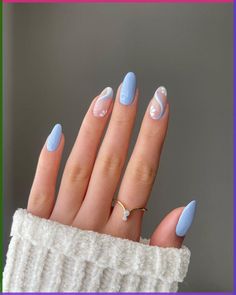 Let your nails shine like the night sky with these celestial blue designs. Click for more ideas and follow for daily inspo! 💙🌟 Aesthetic Nail Art Designs, Aesthetic Nail Art, 20 Aesthetic, Aesthetic Nail, Blue Nail Designs, Blue Nail, Art Designs, Nail Art Designs, Baby Blue