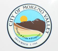 the city of moreno water logo is shown in this file photo taken on december 3, 1994