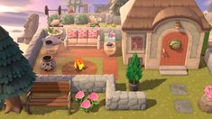 an animal crossing game is shown in this screenshot