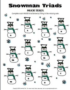 snowman math worksheet for kids