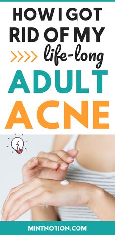 How I cured my adult acne. If you want to get rid of acne overnight, these tips helped clear my skin quickly. Developing a good skincare routine helped improve my skin texture and complexion. Follow these tips to get healthy, clear and beautiful acne-free skin. #healthyliving #skincare Skin Care Routine Acne, Tips To Get Healthy, Skin Care For Blackheads, Acne Skin Care Routine, Face Cream For Oily Skin, A Good Skincare Routine, Chest Acne, Acne Body Wash, Good Skincare Routine