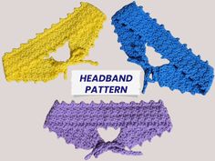 A crochet pattern for a vintage/retro-looking headband. Can be a cool element to add to your outfits or a cute gift for family/friends while also being beginner-friendly! Please note that this is a PATTERN including detailed instructions and guiding pictures, for your personal use only. U.S. terminology is used as well as the lemon peel stitch and picot stitch (briefly explained in the instructions). Picot Stitch, Bandeau Au Crochet, Crochet Headband Pattern, Headband Pattern, Lemon Peel, Crochet Headband, Gift List, Cute Gift, Gift For Family