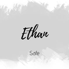 the words effan safe written in black ink on a white and gray background