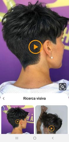 Sassy Pixie Haircut, Short Spiky Hairstyles, Funky Short Hair, Săpunuri Handmade, Black Hair Short Cuts