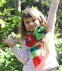 Caterpillar Scarf KNITTING PATTERN pdf file by automatic | Etsy Childrens Scarf, Kids Knitting, Scarf Knitting Pattern, Yarn Ideas, Scarf Knitting, Scarf Knitting Patterns, Hungry Caterpillar, Scarf Crochet Pattern, Knitting For Kids