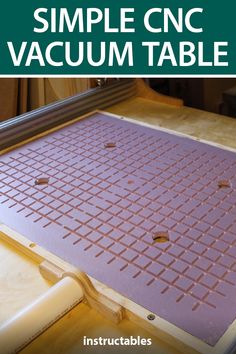 an image of a simple cnc vacuum table