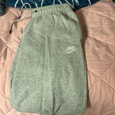 Excellent Condition Jogger Style Nike Casual Sweatpants For Lounging, Casual Nike Sweatpants For Lounging, Nike Athleisure Bottoms For Lounging, Nike Gray Pants For Loungewear, Nike Gray Loungewear Pants, Grey Nike Sweatpants, Nike Sportswear Women, Dream Closets, Nike Sweatpants