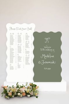 Whimsical Wedding Signage Lily Roe Co Seating Chart Alphabetical Wedding, Planning A Garden, Wedding Entrance Sign, Letterpress Save The Dates, Place Card Table Wedding, White Sign, Event Bar, Table Name, Wedding Reception Signs