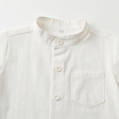 Short-Sleeve Solid Color Linen Button-Up Shirt with Pocket and Stand-Up Collar and Matching Shorts with Stretchy Waistband and Pockets. Two-Piece Set: Shirt, Shorts Material: 90% Linen, 10% Cotton Two Piece Sets, White Shorts, Button Up Shirts, Button Up, Two Piece, Solid Color, Color