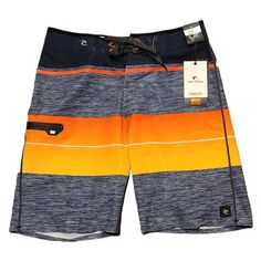 Nwt Rip Curl Mirage Mf Eclipse Ult Board Short. Men's / Youth Size Xs - 28" Waist X 20" Length (Outseam). #Cboka7. New With Tags. Unlined Stretch Fabric. Tie Waist And Zip Pocket Feature. Orange Stripes With Blueish Gray Pattern. Excellent Quality. Unfortunately My Son Outgrew Before He Could Wear. Note That Actual Color May Differ From Photos Based On Lighting. Last Photos Were Taken Outside And Look Bluer Than I Think They Actually Are. Indoor Pictures May Be Better Representation Of Color For Orange Short Swim Trunks, Orange Swim Trunks With Built-in Shorts, Orange Short Swim Trunks With Built-in Shorts, Orange Sports Shorts With Pockets, Orange Swimming Shorts With Built-in Liner, Casual Orange Swim Trunks Short Length, Casual Orange Swim Trunks, Casual Orange Swimwear For Surfing, Casual Orange Short Swim Trunks