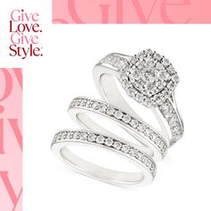 in stock Luxury Wedding Rings From Macy's, Macy's Wedding Diamond Ring, Macy's Round Cut Diamond Wedding Ring, Macy's Wedding Diamond Ring Round Cut, Macy's Wedding Diamond Ring With Accents, Macy's Cubic Zirconia Wedding Rings, Macy's Diamond Ring For Wedding, Macy's Diamond Wedding Ring, 2 Carat Diamond Ring