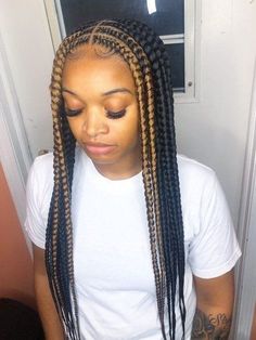 40 Creative Pop Smoke Braids Protective Hairstyles To Try - Coils and Glory Braids Boxbraids, Weave Hairstyles Braided, Feed In Braids Hairstyles, Braids Styles, African Hair Braiding Styles, Box Braids Hairstyles For Black Women, Braided Cornrow Hairstyles, Quick Braided Hairstyles, Pelo Afro