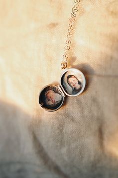 A luxury solid gold or silver locket with your photos transferred onto the metal. Minimal enough to wear everyday and high enough quality to last a lifetime. What Makes it Special:• Something like this literally does not exist! We developed our own unique process, where the photos blend into the metal itself. The color of the metal shines through the image, making it look like the luxury heirloom that it is.• It will last. Think of it as a piece you’ll wear every day and your grandchildren will Silver Brass Jewelry With Engraving Option, Customizable Pendant Jewelry For Keepsake, Nickel-free White Gold Keepsake Jewelry, Rose Gold Medallion Jewelry With Engraving Option, Sterling Silver Pendant Jewelry, Customizable Vintage Wedding Jewelry, Heirloom Jewelry With Polished Finish For Memorials, Brass Locket Jewelry For Keepsake, Heirloom Jewelry With Engraving Option For Keepsakes