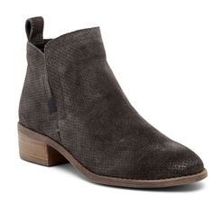 Bogo 25% Off All Clothing And Shoes! Dolce Vita Tivon Suede Perforated Bootie! Brand Nwt And Box! Size 9.5 Casual Pointed Toe Boots With Textured Sole, Casual Suede Booties For Work, Casual Closed Toe Booties For Work, Casual Low Heel Booties For Work, Casual Low Heel Suede Booties, Casual Suede Booties With Low Heel, Tan Leather Ankle Boots, Dolce Vita Booties, Dolce Vita Boots