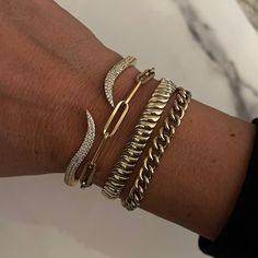 Wave cuff bangle pave 14k over silver Everyday Gold Jewelry With Pave Setting, Gold Waves, Wristband Bracelet, Fall Wear, Wave Design, Cuff Bangles, Gorgeous Necklaces, Pave Diamonds, Beautiful Jewelry