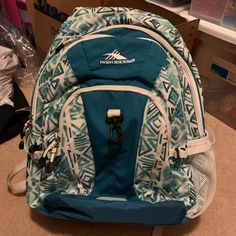 Used Only A Couple Of Times Basically Brand New High Sierra Backpack, Mesh Backpack, White Backpack, Floral Backpack, Purple Backpack, Computer Backpack, Unisex Backpack, Outdoor Backpacks, Purple Plaid