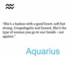 aquarius is the zodiac sign for women