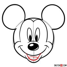 the face of mickey mouse from disney's animated movie