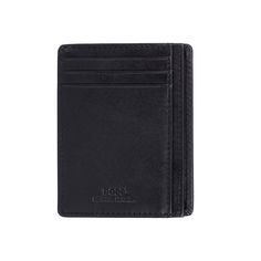 "When you just need your essentials, reach for this minimalist wallet from Dopp. When you just need your essentials, reach for this minimalist wallet from Dopp. Dimensions: 3.25\" x 4.25\" x 0.25\" I.D. window Main gusset compartment 3 card slots Packaged in gift boxFABRIC & CARE Rich oil tanned cowhide Professional leather clean Imported Size: One Size. Color: Black. Gender: male. Age Group: adult." Practical Black Wallet With Card Slots, Black Trifold Wallet With Card Slots For Travel, Black Wallets With Interior Card Slots For Personal Use, Black Wallet With Snap Closure, Tanning Oil, Tan Cowhide, Black Wallets With Zipper Closure For On-the-go, Minimalist Wallet, Leather Cleaning