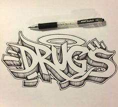 How To Draw Graffiti Lettering Style, Graffiti Doodles Ideas, Graffiti Style Art To Draw, Grafitti Art Ideas, Grafitis Ideas, Graffiti Logo Design, Alphabet Graffiti, Graffiti Fonts, Easy Graffiti