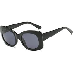 ImportedComposite frameplastic lensnon-polarizedLens width: 63 millimetersBridge: 16 millimetersArm: 142 millimeters Black Plastic Cat Eye Sunglasses Casual Style, Classic Plastic Sunglasses With Polarized Lenses, Matte Black Plastic Sunglasses With Uv Protection, Classic Black Sunglasses For The Beach, Trendy Matte Black Plastic Sunglasses, Classic Polarized Plastic Sunglasses, Trendy Matte Black Polycarbonate Sunglasses, Elegant Black Plastic Sunglasses, Black Square Frame Sunglasses For Beach