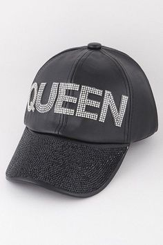 Bejeweled Queen Cap - MY SEXY STYLES Clothing Tags, Mitten Gloves, Shoe Box, Lowest Price, Knit Jersey, Trucker Hat, Baseball Hats, United States