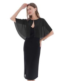 Return Policy Fast Delivery Trusted seller Capelets for women Chiffon Cape Soft Shawls and Wraps Wedding Capes 1920s flapper Cover Up Product Description Material: High Quality chiffon fabric, Featuring with Lightweight, Soft, Smooth, super Comfortable and Breathable. One size fits women and girls. This capelets for women elegant can be wore on front back both sides,also can be wore as a scarve scarf,can satisfy your different needs Occasion: A perfect accessory for formal occasion dresses like bridal, wedding, party, birthday, etc. It can also be paired with any sleeveless dress for your daily travel, beach, home, sports, dates and more. capelets for women elegant is perfect to stay cool at a wedding or draped over your shoulders You will received tons of compliments from all people chiff Chiffon Capelet, Bridal Capes, Capelet Dress, Chiffon Cape, Formal Occasion Dress, Bridal Cape, 1920s Flapper, Wedding Wraps, Fits Women