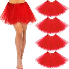 PRICES MAY VARY. You Are Provided: the package comes with 4 pieces of tutus for women in solid color, sufficient quantity to meet your daily wearing needs, or you can give them to your friends or wear them as team outfits Moderate Size: this elastic adult tulle tutu skirts are designed in one size, each measures about 40 cm/ 15.75 inches in length, suitable for women with a waist circumference of 48-110 cm/ 18.97-43.3 inches, please check the size before purchase Soft and Comfortable: these 3 la Tutus For Women, Layered Tutu Skirt, Team Outfits, Adult Tulle Skirt, Running Tutu, Tutu Women, Tutu Skirt Women, Skirt Costume, Costume For Women