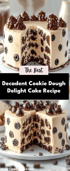 the best decadent cookie dough delight cake recipe