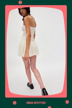 Back seam fishnet tights with bow accents. Features Bow seamed fishnet tights Sheer fishnet tights Back seam detail Bow accents Content + Care 88% Nylon, 12% spandex Hand wash Imported Size + Fit S/M 4'10" -5'6" 90-130lbs L/XL 5'7" -5'6" 130-200lbs | Bow Seamed Fishnet Tights in Pink, Women's at Urban Outfitters Fitted Mesh Summer Tights, Fishnet Stockings For Summer, Summer Mesh Tights, White Fitted Fishnet Hosiery, Fitted White Fishnet Hosiery, Spring Fitted Fishnet Stockings, Pink Tights For Spring Parties, Pink Party Tights For Spring, Summer Thigh High Mesh Tights