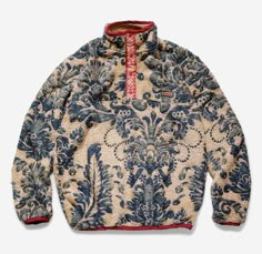 Mode Hippie, Mode Inspo, Damask Pattern, Pullover Jacket, Mode Inspiration, Damask, Fashion Inspo Outfits, Men's Clothing, Moda Masculina