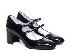 Carel Black Alice Pumps, Pointed Toe, Lateral Buckles Closure, Patent Leather Upper, Heel: 6 cmGender: WomenMaterial: 100%PATENT LEATHER/LEATHER SOLEColor: BlackMade in: ITProduct ID: 332456BLACK*Import tax/duty will be calculated at checkout (If applicable) Carel Paris, Zegna Shoes, Sneaker Wedge, High End Fashion, Beautiful Shoes, Luxury Shoes, Manolo Blahnik, Shoe Brands, High Heel Shoes