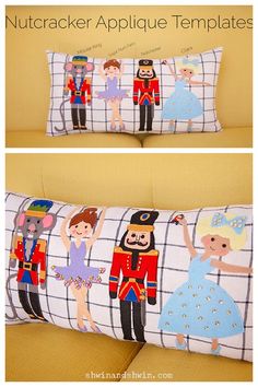 The Nutcracker Applique Templates Free Sewing Pattern allows you to create beautiful appliques of th