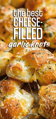 the best cheese filled garlic knots