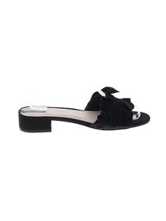 Alfani Sandals Size: 9 Shoes - used. No Fabric Content | Alfani Sandals: Black Shoes - Size 9 Slip-on Flat Heel Sandals For Evening, Evening Slip-on Sandals With Flat Heel, Casual Low Heel Sandals For Evening, Evening Slip-on Flat Sandals, Casual Low Heel Evening Sandals, Formal Slip-on Flat Sandals, Black Low Heel Sandals With Cushioned Footbed, Black Sandals With Cushioned Footbed And Low Heel, Casual Closed Toe Evening Sandals