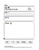 the story's my ark worksheet is filled with text and pictures to help students understand what they are reading