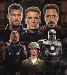 an image of the avengers movie poster