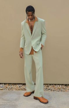 Disco Outfit Men, Prom Outfits Men, Guys Prom Outfit, 70s Disco Outfit, 70s Fashion Men, Suit Prom, Disco Glam, Disco Fashion