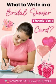 what to write in a bridal shower card