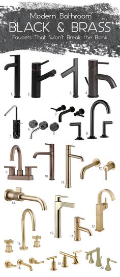 modern bathroom sink faucets and brass fixtures from american bathtub company, inc